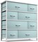 Sorbus Dresser with 8 Drawers - Storage Chest Organizer with Steel Frame, Wood Top, Handles, Fabric Bins